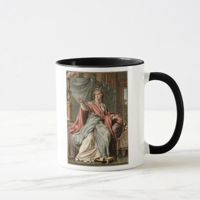 Caneca Esther, traje para "Esther" por Jean Racine, de (Direita)