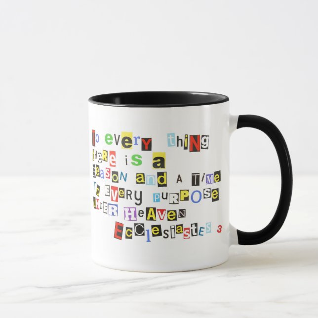 Caneca Estilo da nota de resgate de Ecclesiates 3 (Direita)