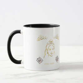 Caneca estilo de cerimônia de casamento