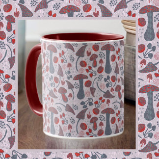Caneca Estilo de Padrão de Queda Único
