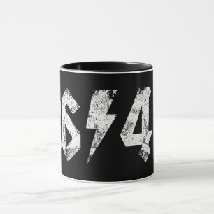 Caneca Estilo de Rock do 8647 Anti Trump Retro Vintage 80