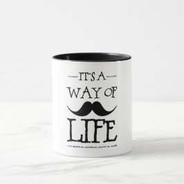 Caneca Estilo de Vida Bigodudo
