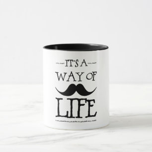 Caneca Estilo de Vida Bigodudo