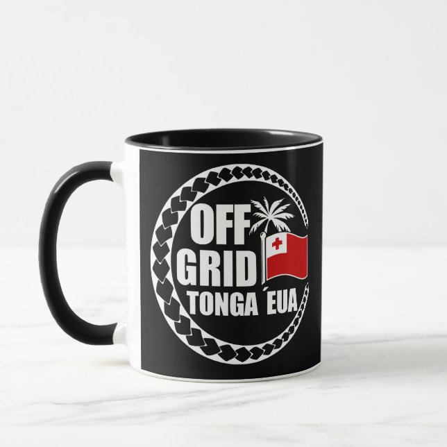 Caneca Estilo de Vida Tonga Eua Fora da Rede (Esquerda)