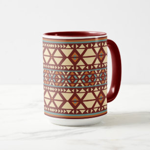 Caneca Estilo Geométrico do Sudoeste Moderno