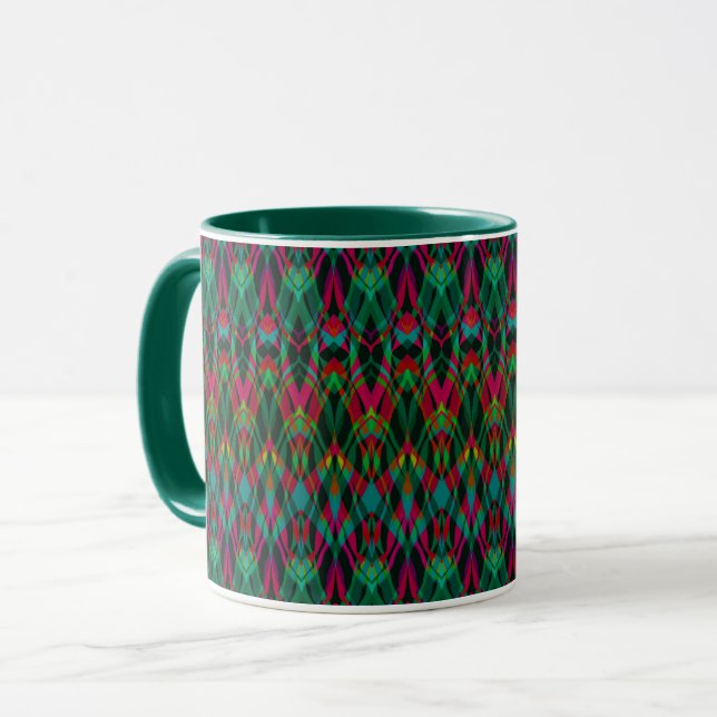 Caneca Estilo geométrico moroccan - kaliedoscope m (Frente Esquerda)