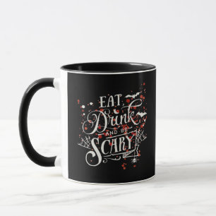 Caneca Estilo Gráfico de Estética Assustadora de Hallowee