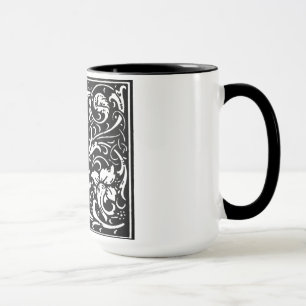 Caneca Estilo Renascentista Alfabeto I em Mug