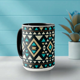 Caneca Estilo sudoeste geométrico moderno
