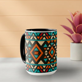 Caneca Estilo sudoeste geométrico moderno