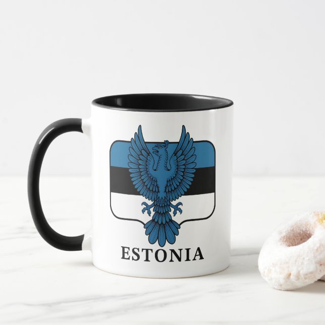 Caneca Estônia Norte da Europa (Com Donut)