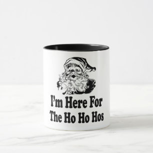 Caneca Estou Aqui para os ho ho hos