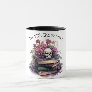 Caneca Estou Com Os Banidos, Amante De Livros