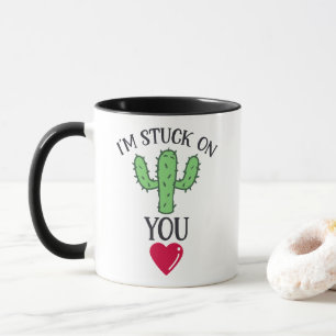 Caneca 'Estou preso em você' Cactus Cote Cote