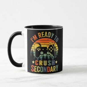 Caneca Estou pronto para esmagar o videogame secundário d
