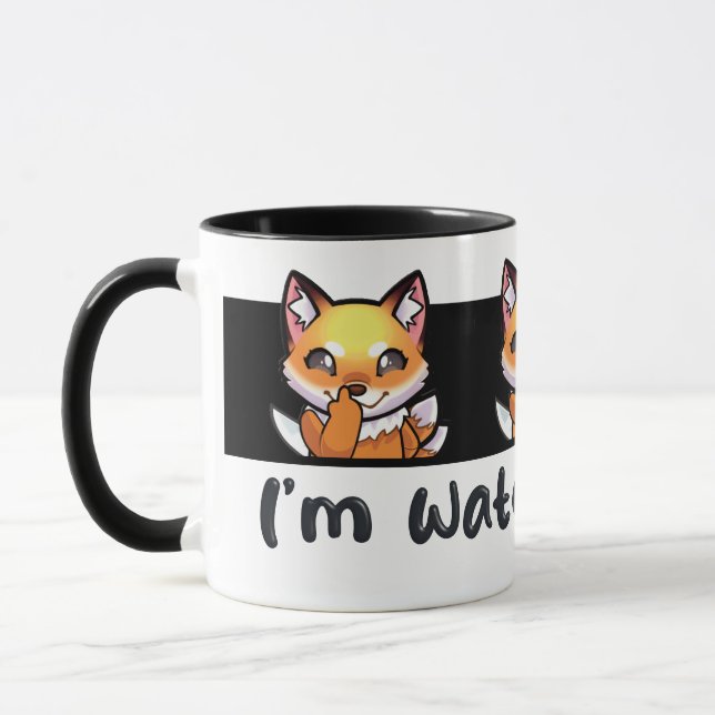Caneca Estou te observando muito (Esquerda)