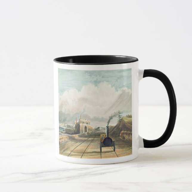 Caneca Estrada de ferro de Dublin e de Kingstown: Do (Direita)