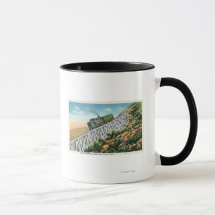 Caneca Estrada de ferro de roda denteada do Mt