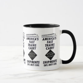 Caneca Estrada de ferro do carregar dos trens rápidos de
