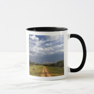 Caneca Estrada de terra primitiva no norte