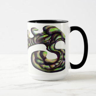 Caneca estranha da forma - verde