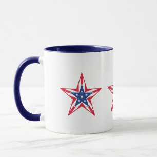 Caneca Estrela da Liberdade (Horizontal)