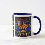 CANECA ESTRELA DE DAVID E MENORAH<br><div class="desc">FOTOS</div>