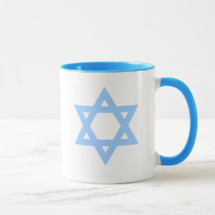Caneca Estrela de David Viva Israel Coffee Mug