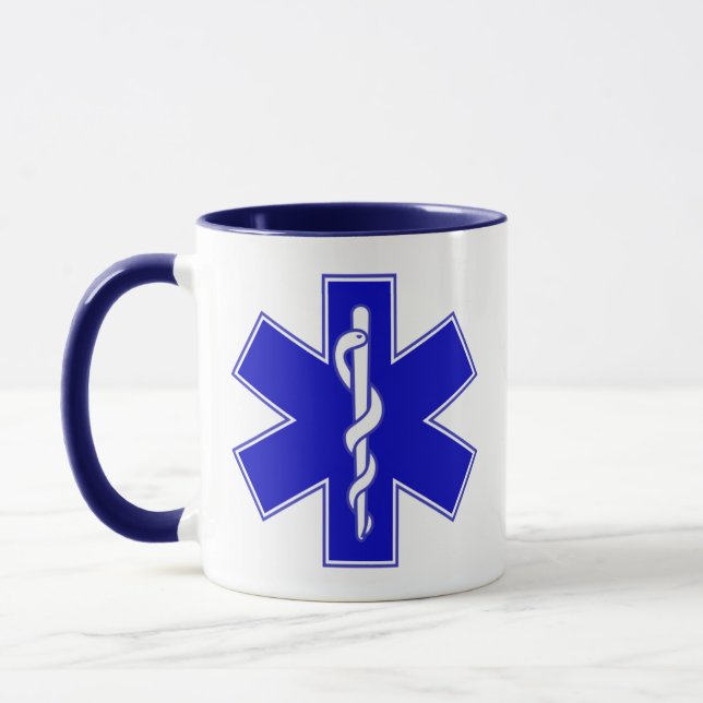 Caneca Estrela de EMT da vida (Esquerda)