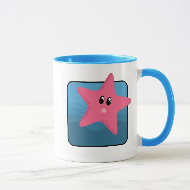 Caneca Estrela do mar dos desenhos animados (Direita)