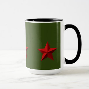 Caneca - estrela vermelha