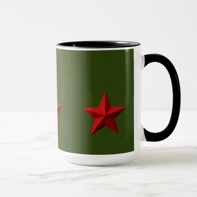 Caneca - estrela vermelha (Direita)