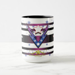 Caneca Estrelas Branqueadoras
