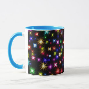 Caneca Estrelas coloridas Fireworks Design-27317