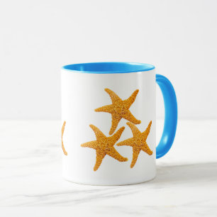 Caneca Estrelas-do-mar laranja