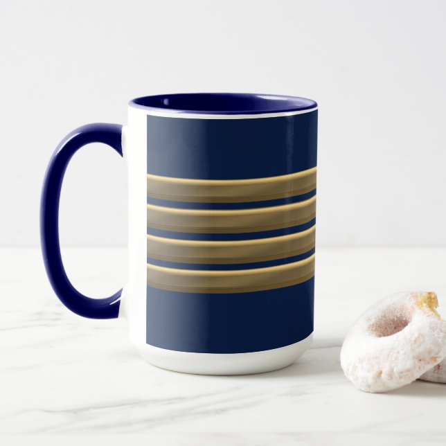 Caneca Estrias de ouro do Capitão (Com Donut)