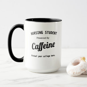 Caneca Estudante de Enfermagem Personalizado Energizado p
