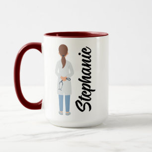 Caneca Estudante de Medicina Personalizado Médica Femin