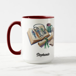 Caneca Estudante de Medicina Personalizado Médica Femin