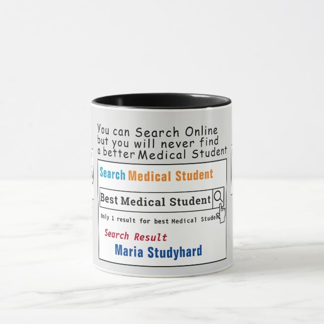 Caneca Estudante Médico Engraçado Melhor Procurador (Centro)