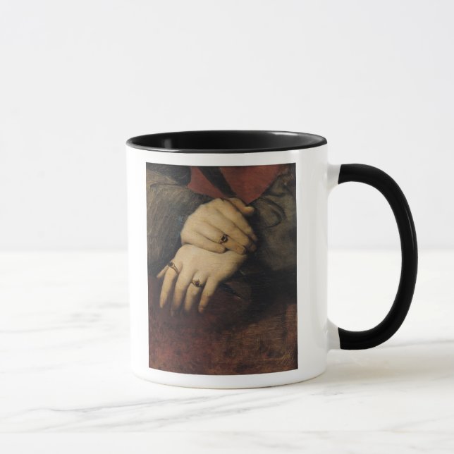 Caneca Estudo das mãos de uma mulher (Direita)