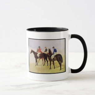 Caneca Estudo de três rachaduras da corrida de