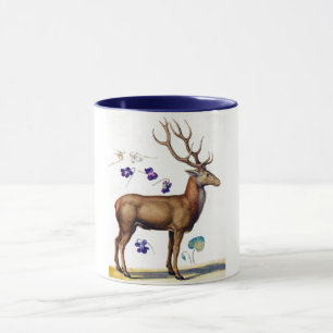 Caneca Estudo de Veado e Flor, Arcimboldo