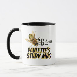 Caneca Estudo de Versículo Bíblico Personalizado SÊ UMA B