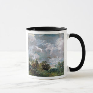 Caneca Estudo do céu e das árvores (óleo em canvas)