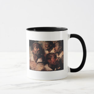 Caneca Estudos da cabeça de um negro