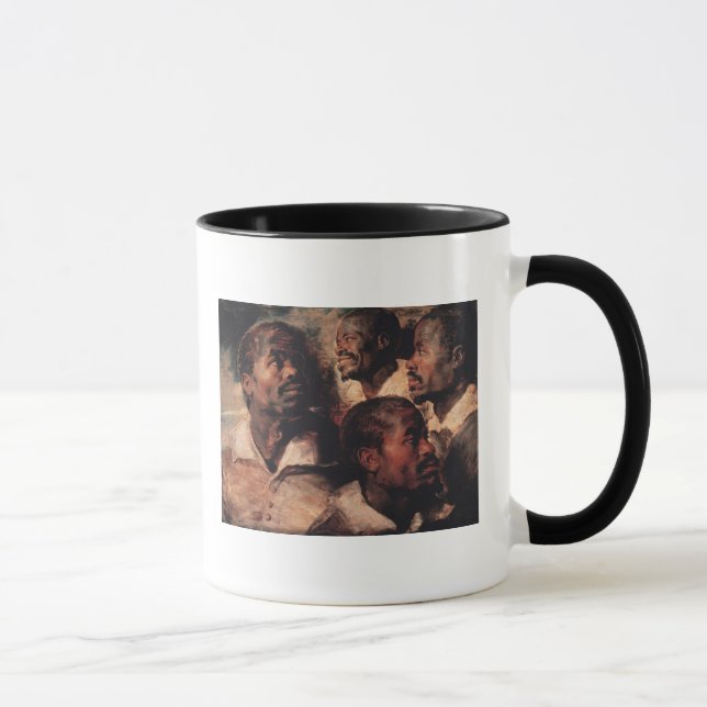 Caneca Estudos da cabeça de um negro (Direita)