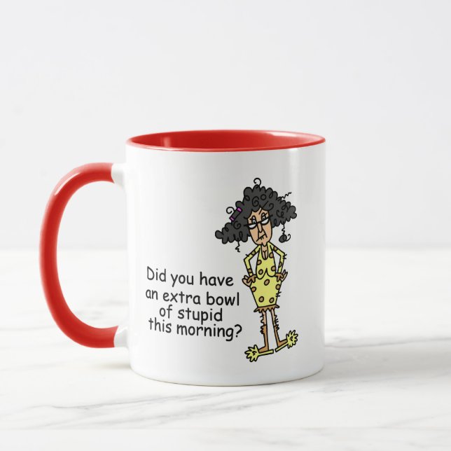 Caneca Estupidez Humor (Esquerda)