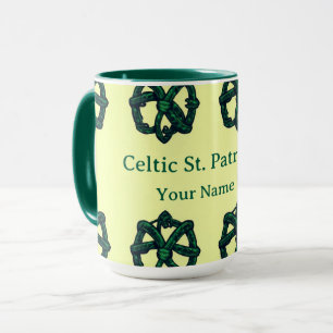 Caneca Eternidade Emerald Heritage Nó Celta