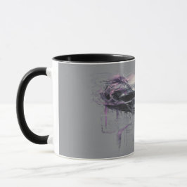 Caneca Ethereal Skull Abstract Grunge Dark Art
